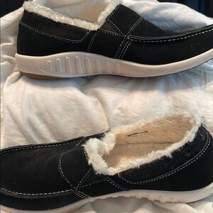Spenco black and white shoes size 8.5